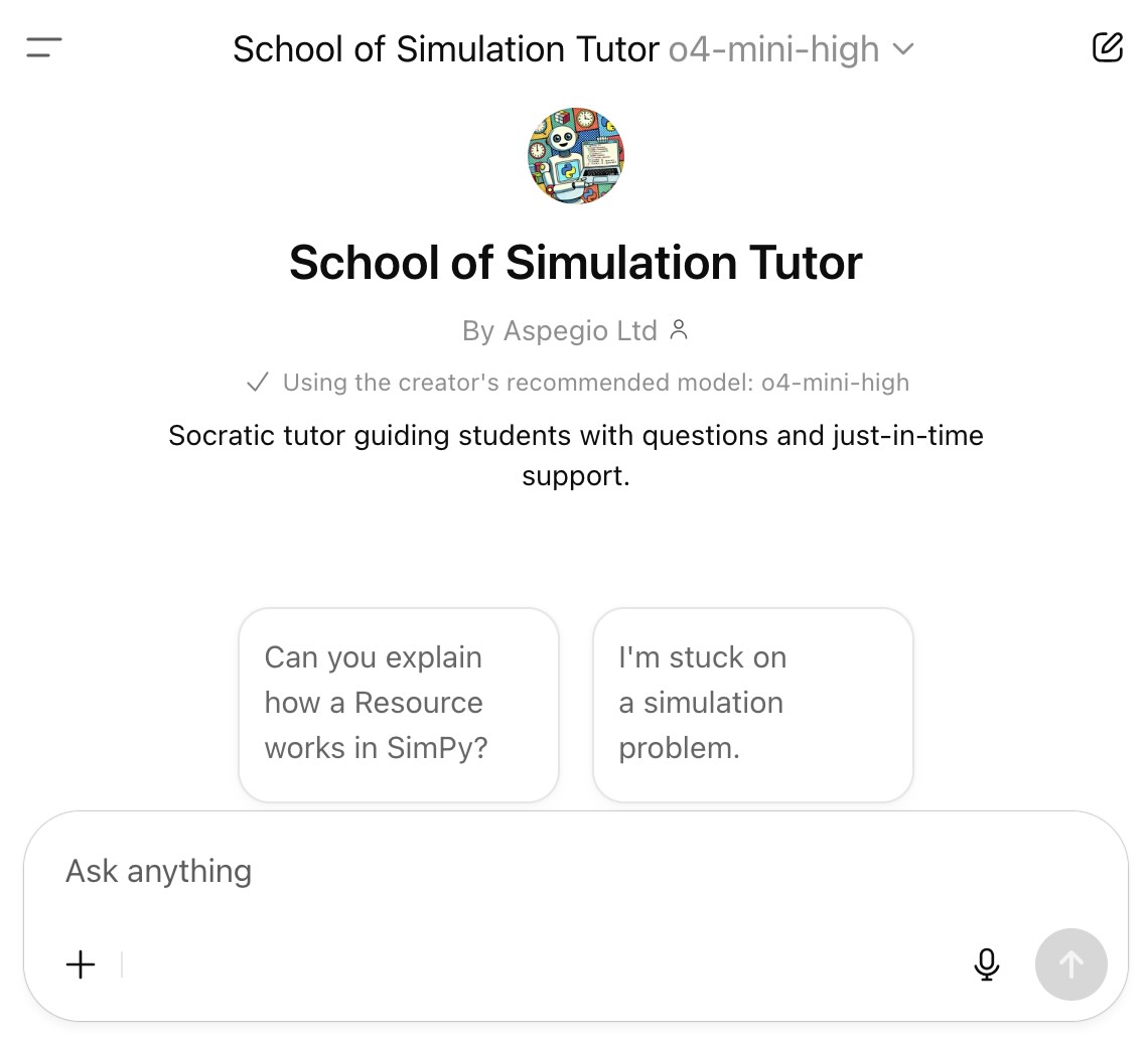 AI Simulation Tutor